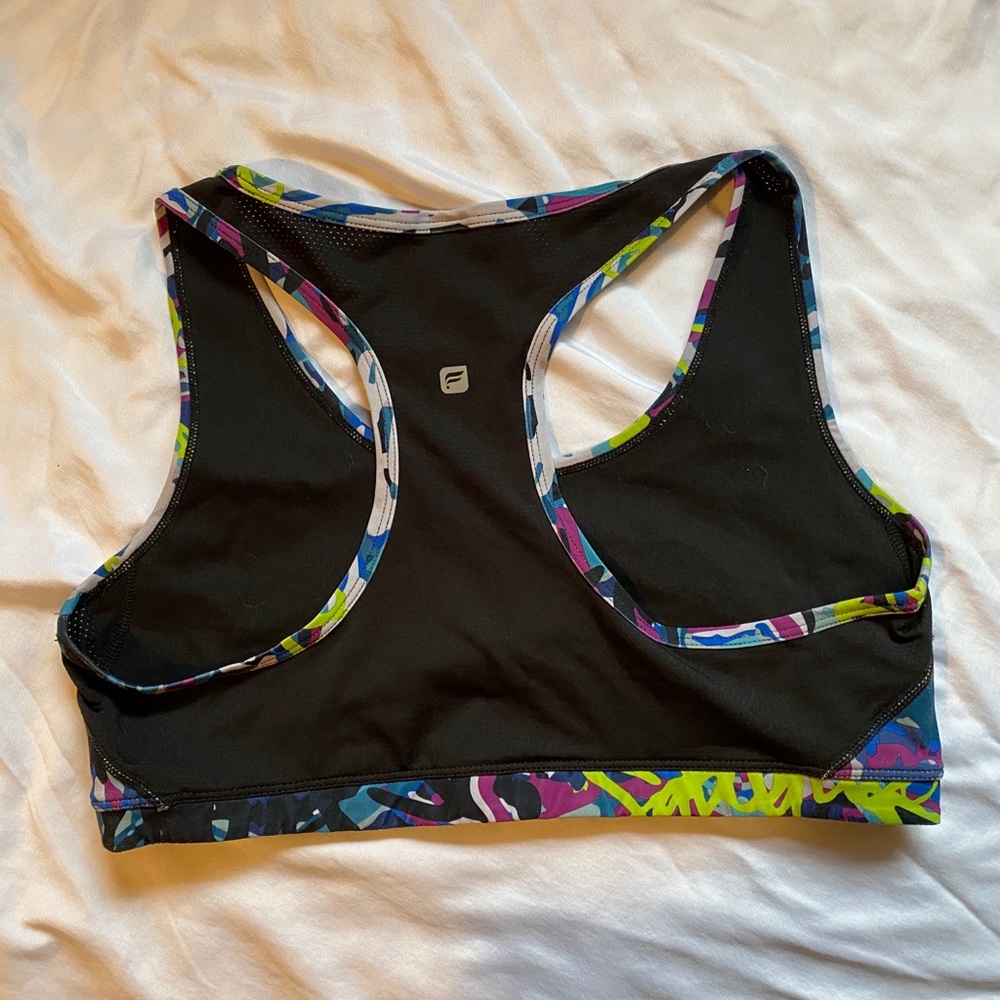 Fabletics multi color sports bra